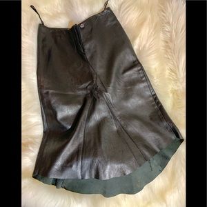 MARTIN leather skirt. NWOT.